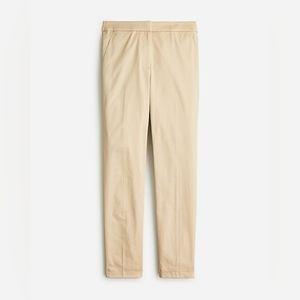 Kate cuffed straight-leg pant in lightweight chino in Khaki